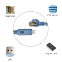 DSD TECH SH-RJ45P USB to Console Cable with PL2303GT Chip for Routers Switches 1.8M/5.9FT
